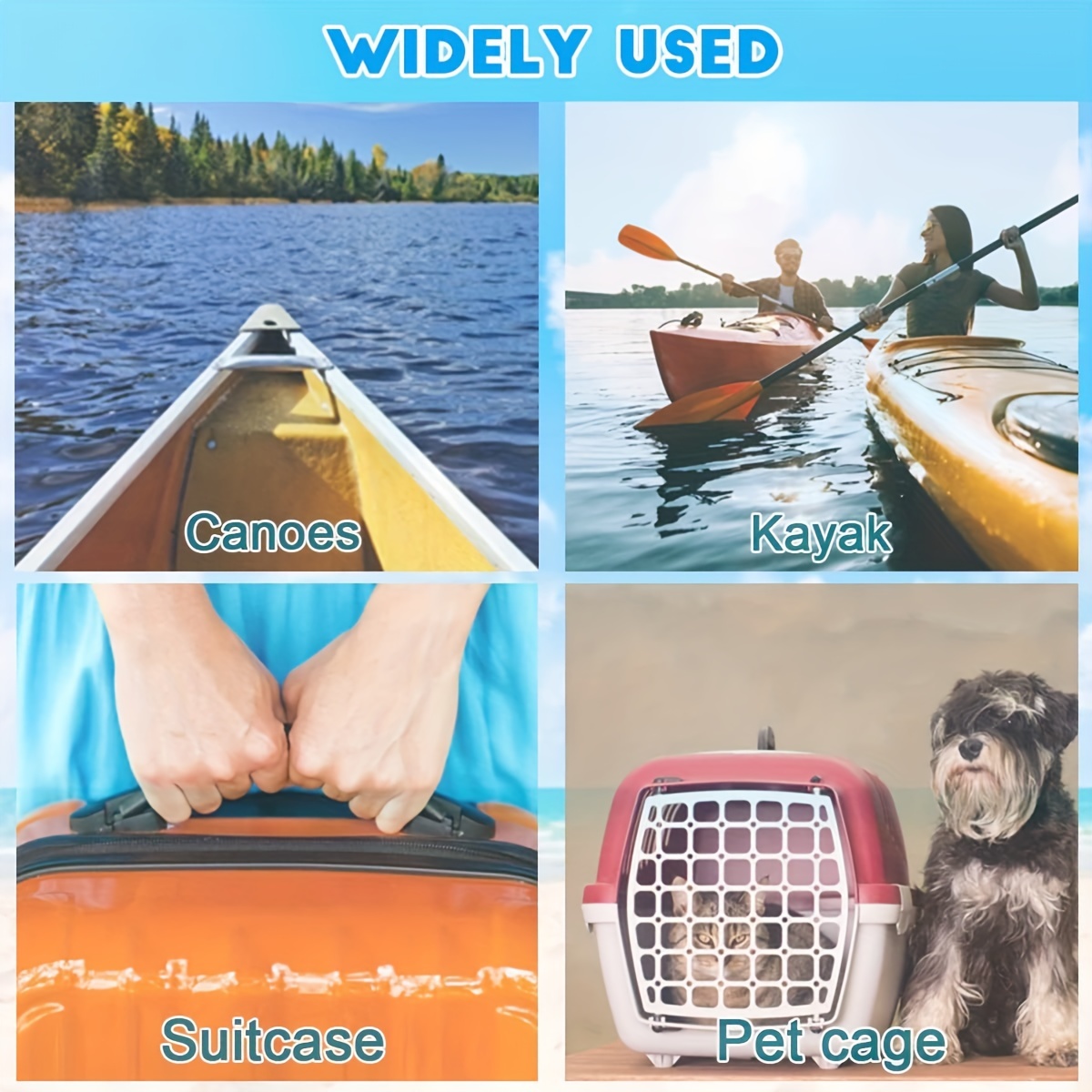 طقم مكون من قطعتين من مقبض حمل - مراجعة Fishing Kayak Cart وسعره