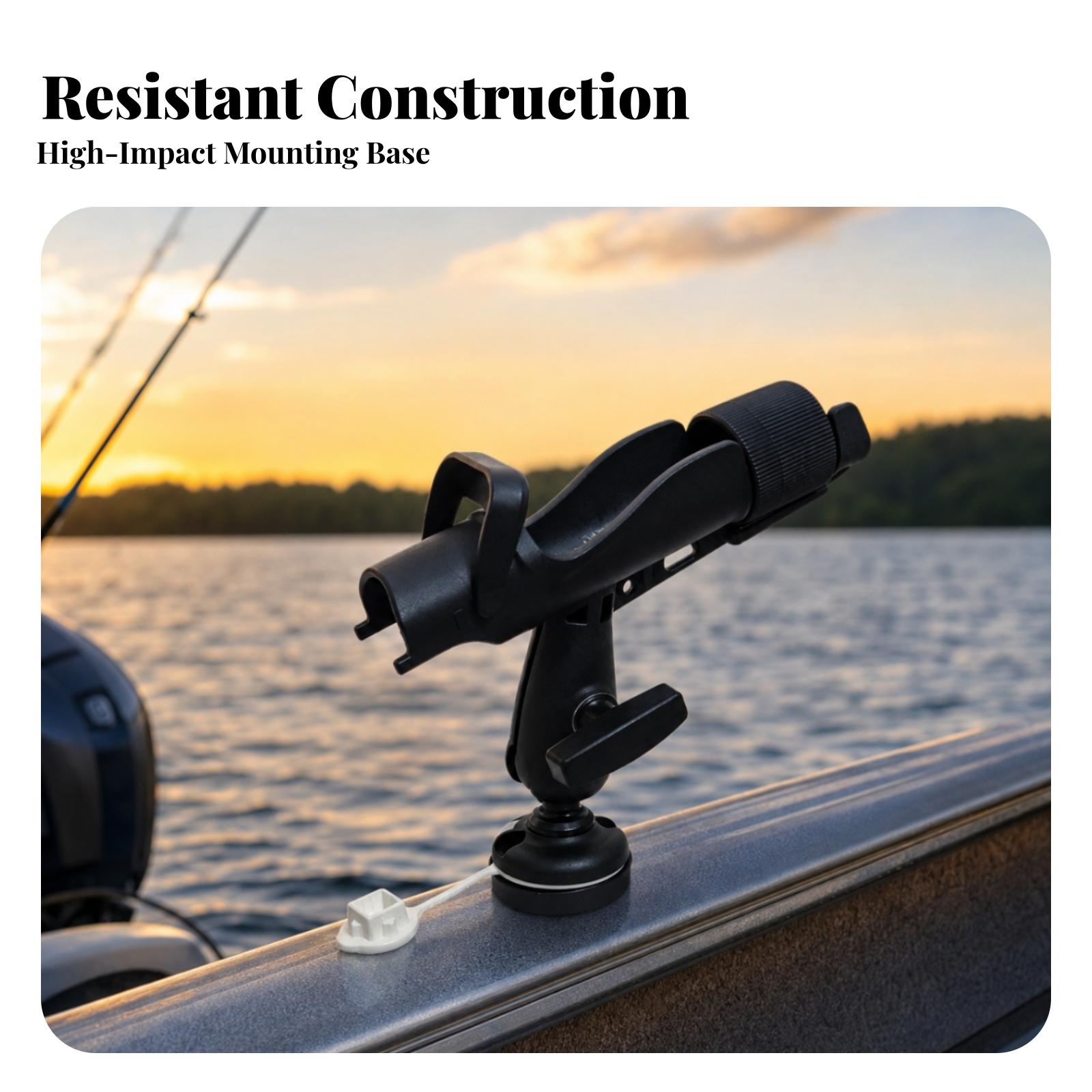 حامل صنارة صيد مع كأس شفط، حام - مراجعة Fishing Kayak Rod Holder وسعره