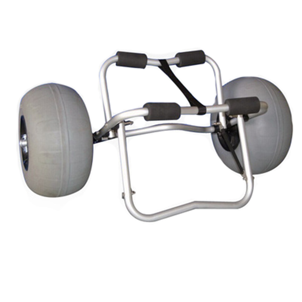 نفخ عجلة واسعة الزورق قارب عرب - مراجعة Fishing Kayak Cart وسعره